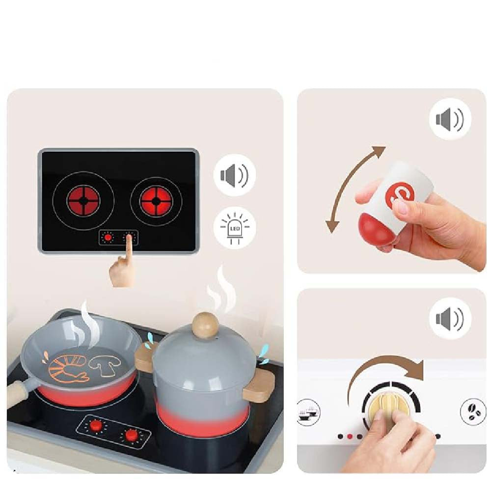 TookyToy β Pretend Play Wooden Kitchen Set