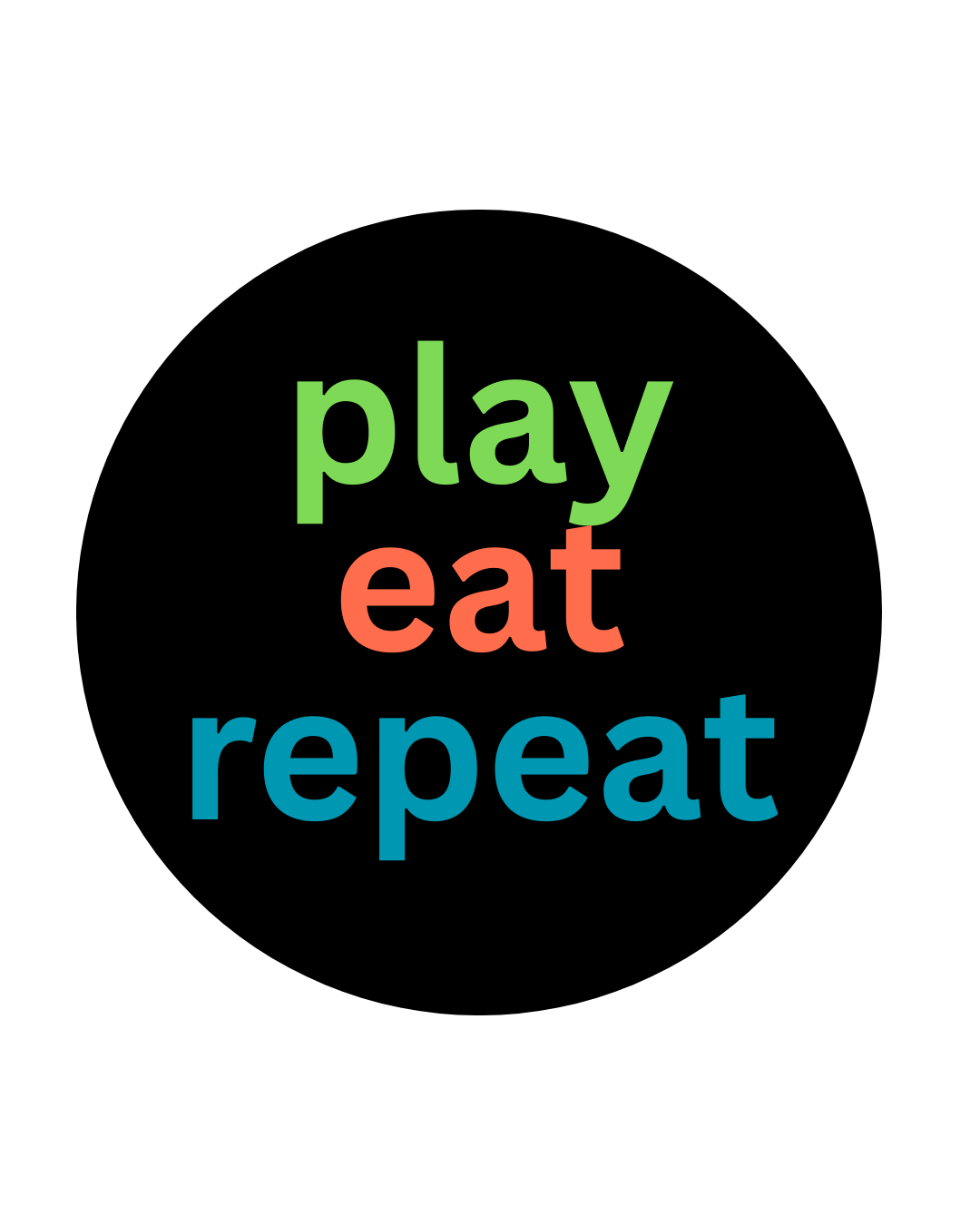 PERSPEX PLAY SIGN