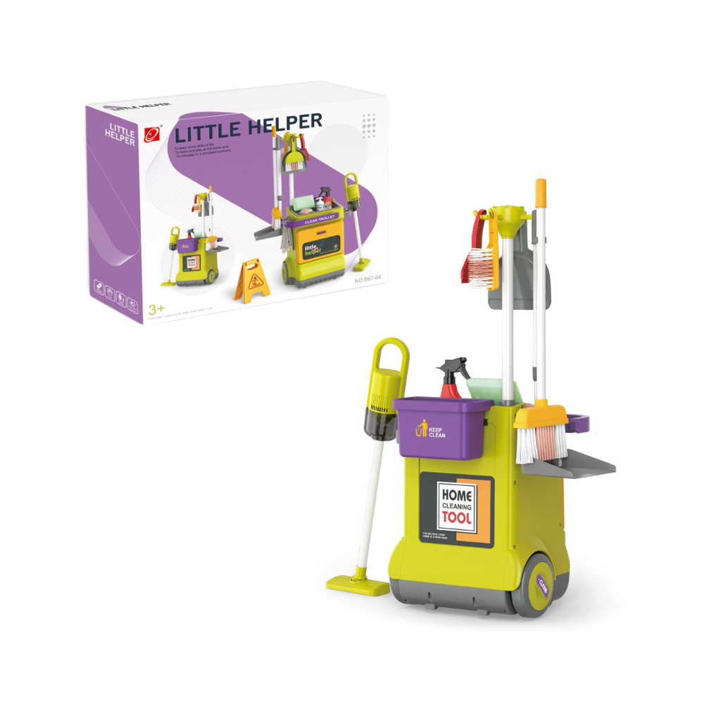 Cleaning Trolley with Sound β 20 Pieces/ Pretend Play