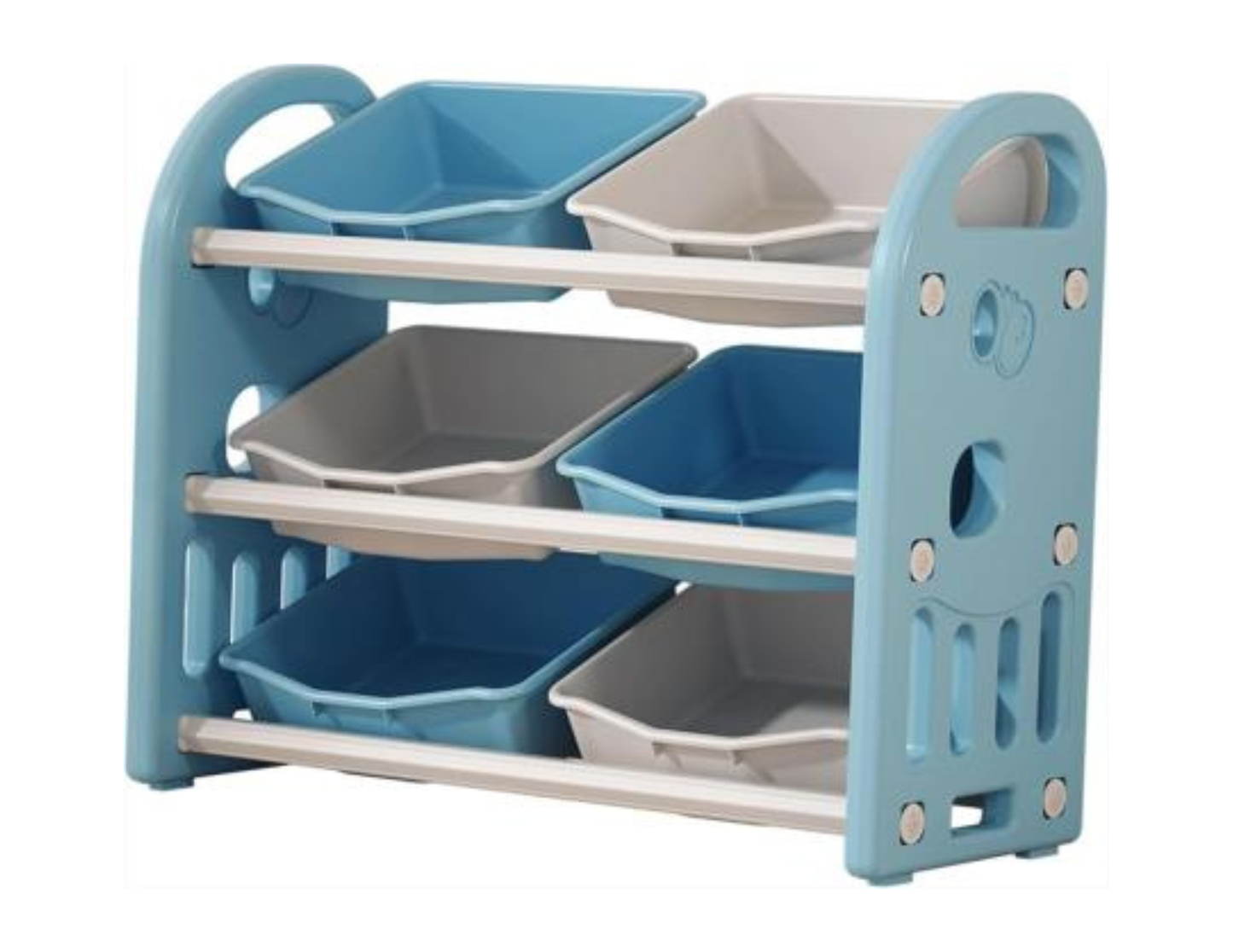 DURABLE CABINET - PLASTIC STORAGE - ASSORTED COLOURS