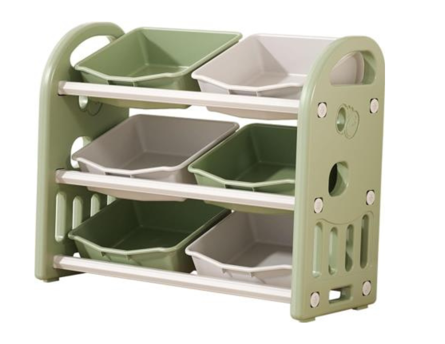 DURABLE CABINET - PLASTIC STORAGE - ASSORTED COLOURS