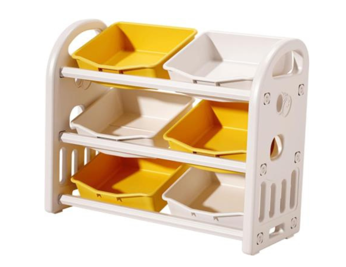 DURABLE CABINET - PLASTIC STORAGE - ASSORTED COLOURS