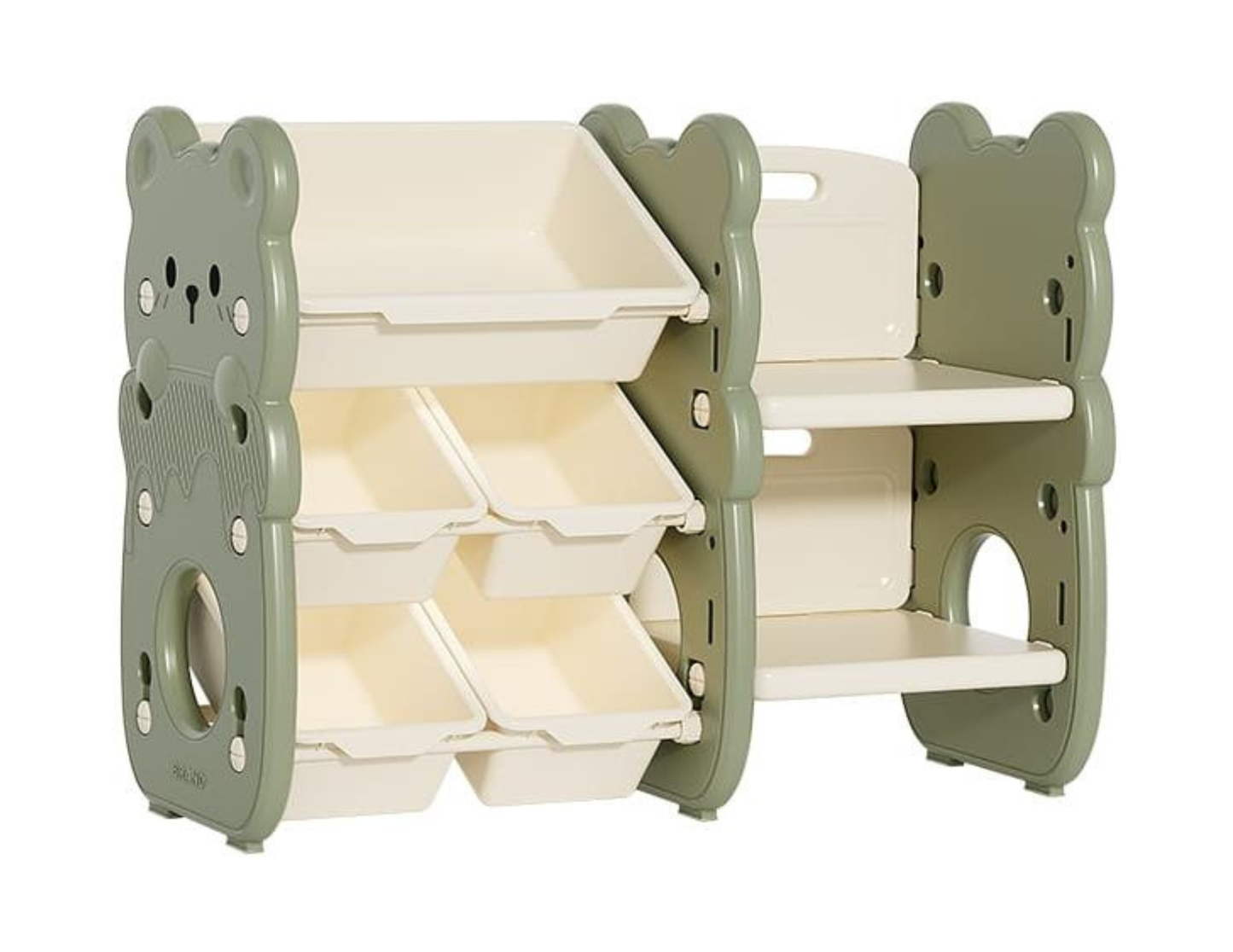 Beige Bear Double Cabinet.