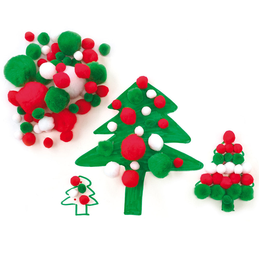 Pom Poms Christmas (300 pcs)