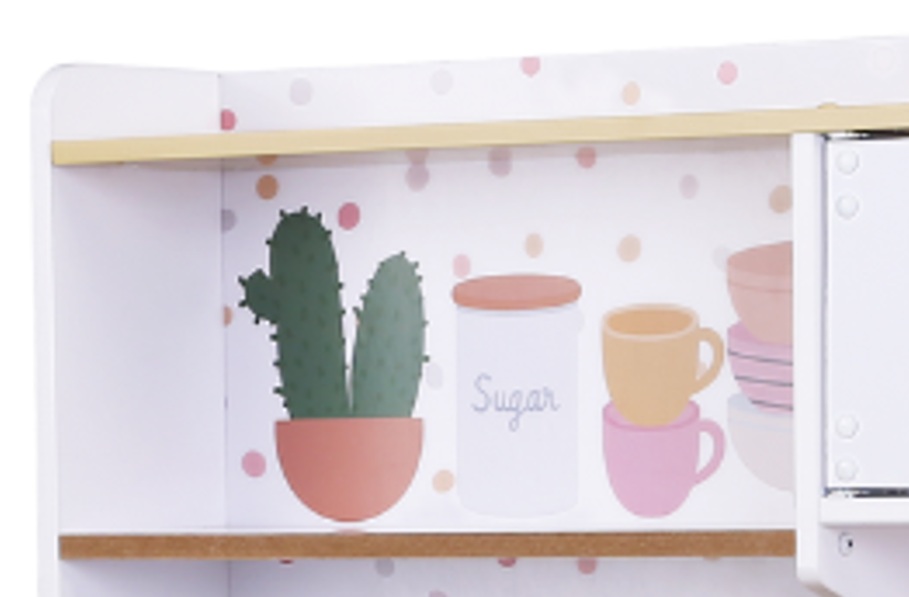 Pretend & Play β Wooden Play Kitchen with Accessories - White