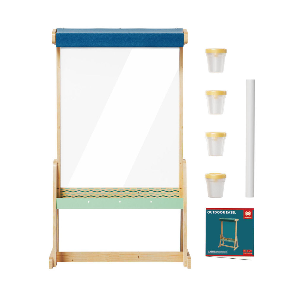 TopBright β Outdoor Painting Art Easel with Double-Sided Clear Board β 5pcs