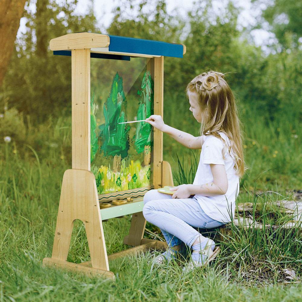 TopBright β Outdoor Painting Art Easel with Double-Sided Clear Board β 5pcs