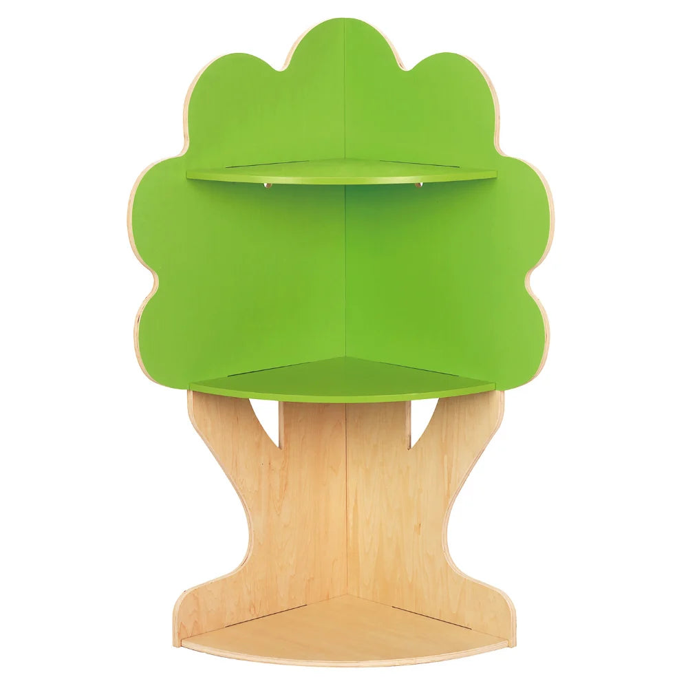 Tree Bookshelf for Kids Reading Nook, Corner Bookcase