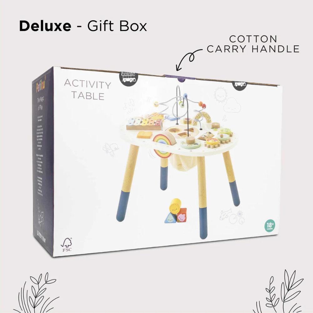 Wooden Sensory Activity Table.