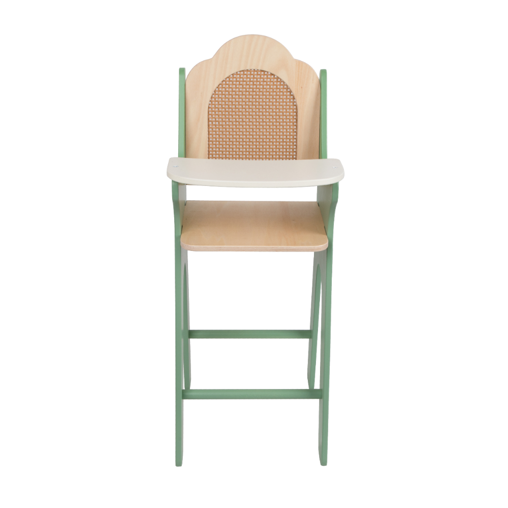 Vintage Wooden Doll High Chair