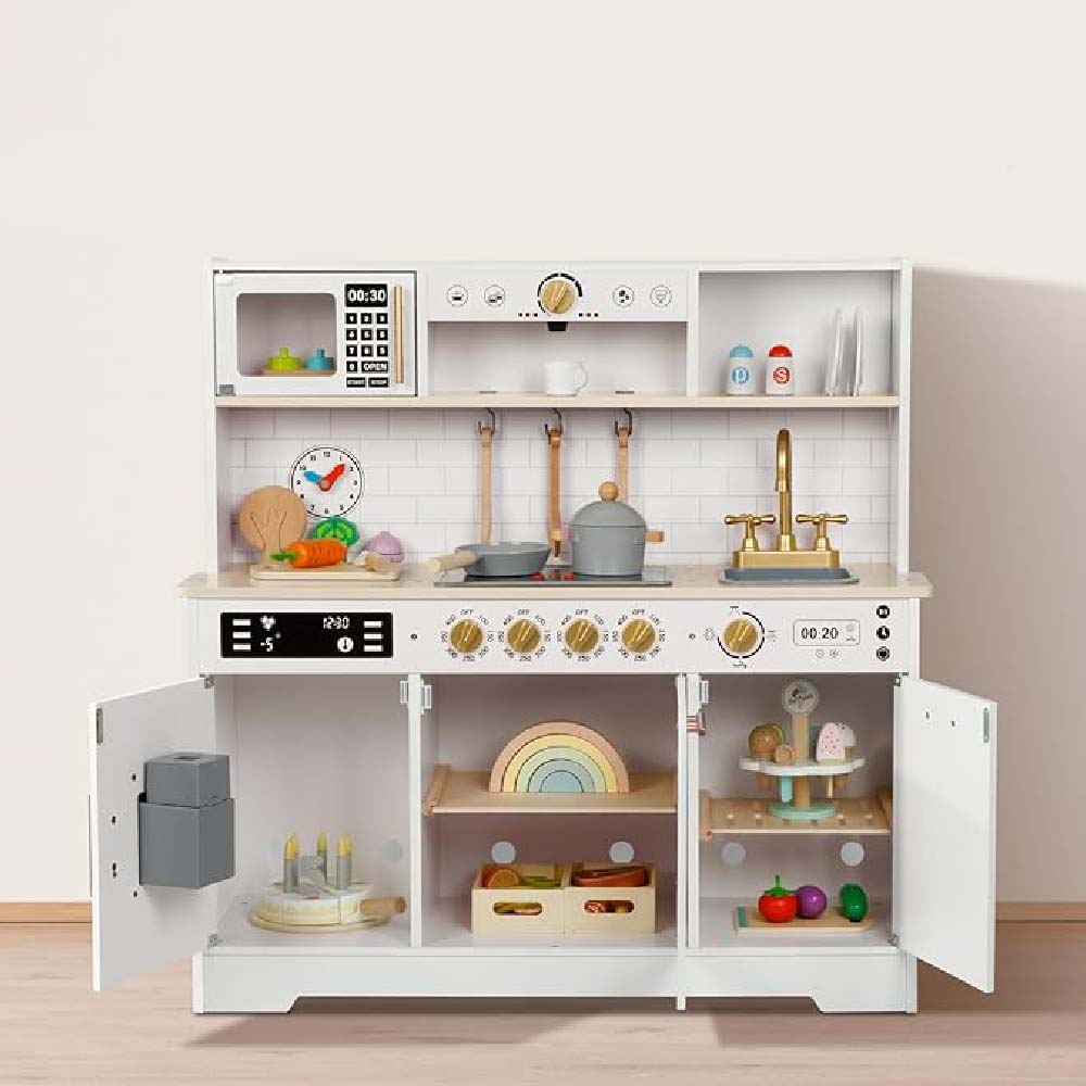 TookyToy β Pretend Play Wooden Kitchen Set