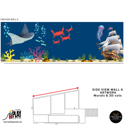 Artwork Wall A - 14m
