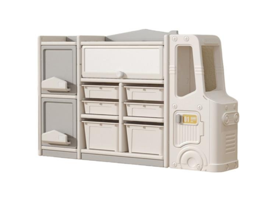 Kid's Car Shape Cabinet with Drawing Board