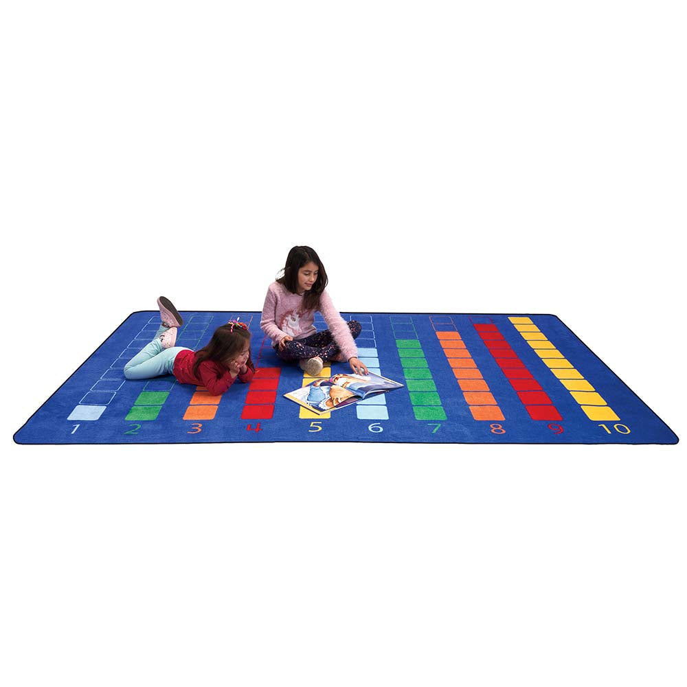 Learning Carpets – Counting Colour Grid – Rectangle – 274 x 183 cm