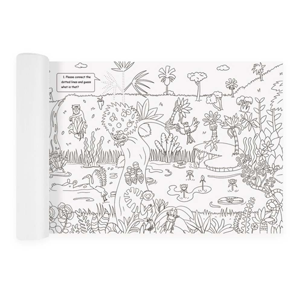 Mideer – Giant Colouring Roll: Jungle – 10m