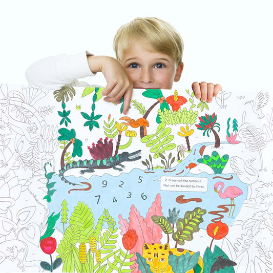 Mideer – Giant Colouring Roll: Jungle – 10m