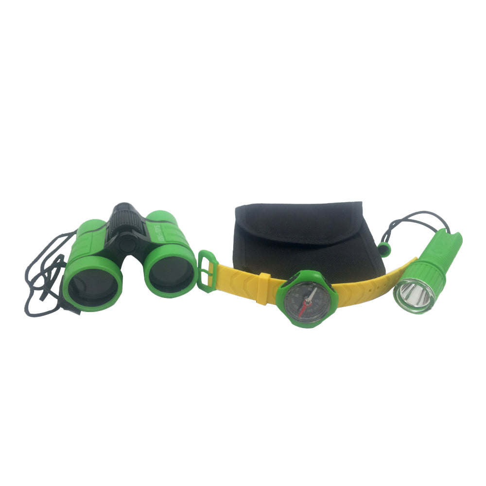 Nature Survival Kit – Binocular with Lanyard & Compass