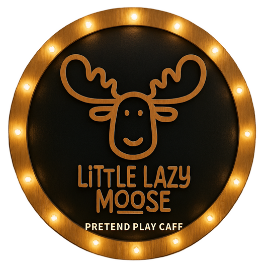 Little Lazy Moose Mood Wooden and lights sign