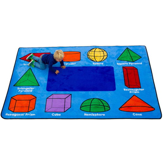 Learning Carpets – 3D Geometric Shapes – Rectangle – 257 x 178 cm
