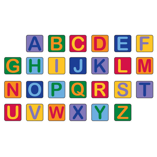 Learning Classroom Carpets – Alphabet – Seating Squares – 36 x 36 cm – 26pcs
