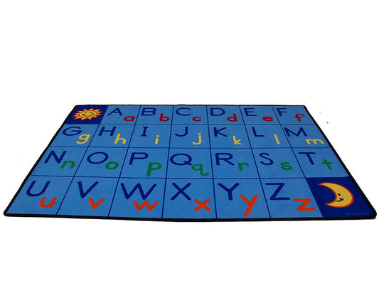 Learning Classroom Carpets – Alphabet Grid – Upper & Lower Case – Rectangle – 360 x 257 cm