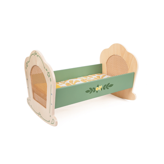 Vintage Wooden Doll Cradle