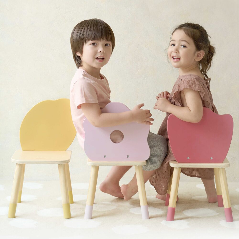 Wooden Kids Grace Chair – Flower