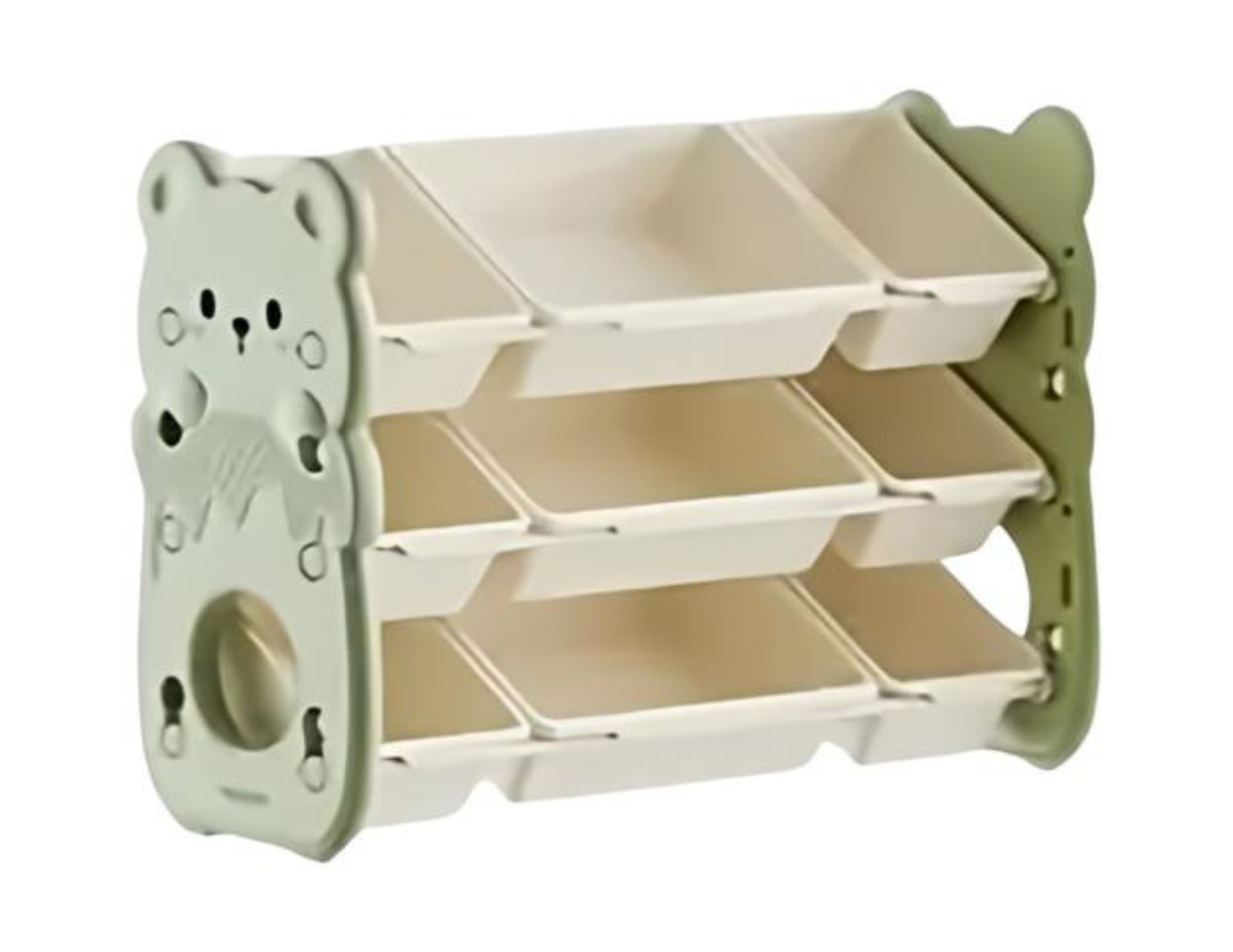 Bear storage cabinet - Durable plastic - Assorted