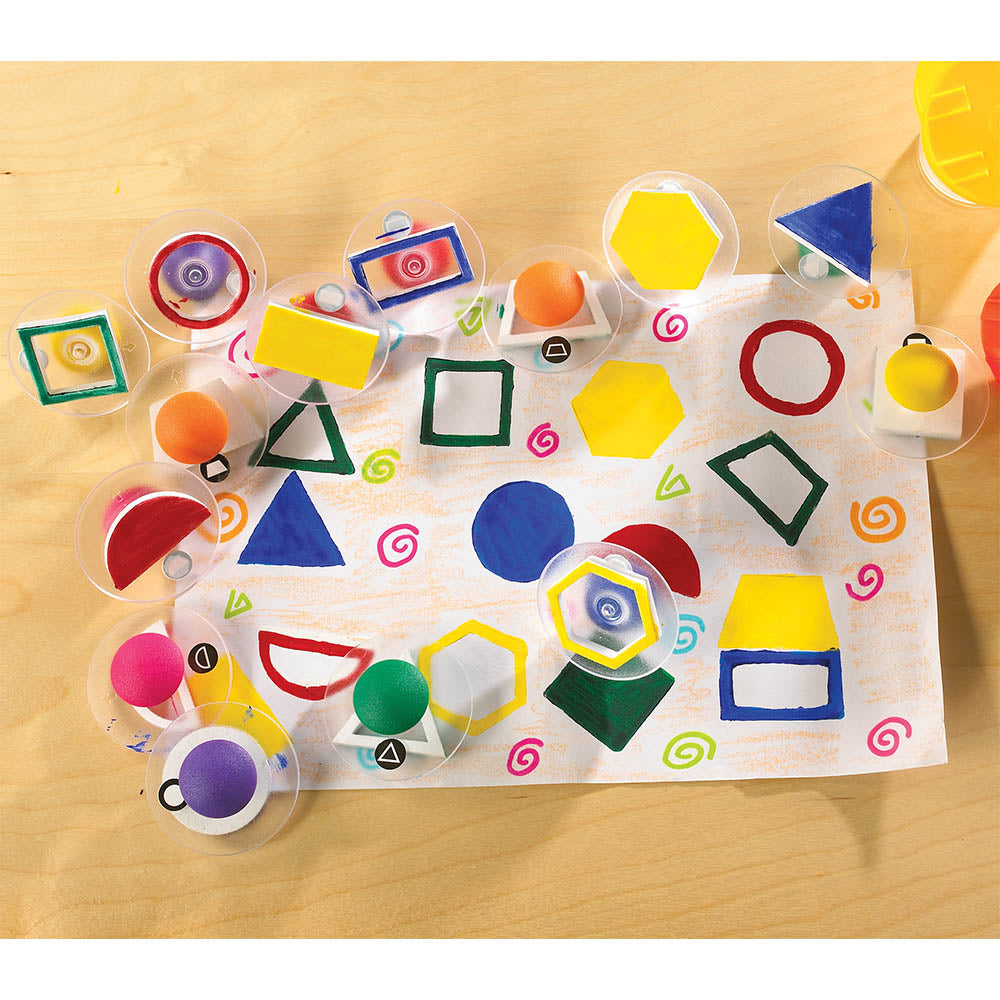 Paint Stamp Shapes 14pc