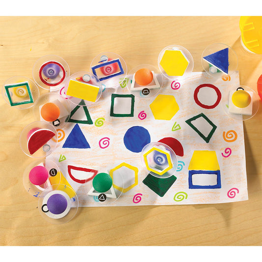 Paint Stamp Shapes 14pc