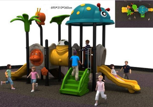 Ladybug, hippo and snail Jungle Gym.