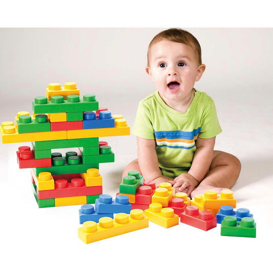 Jumbo Soft Blocks – Mixed – 120pcs – Retail Box