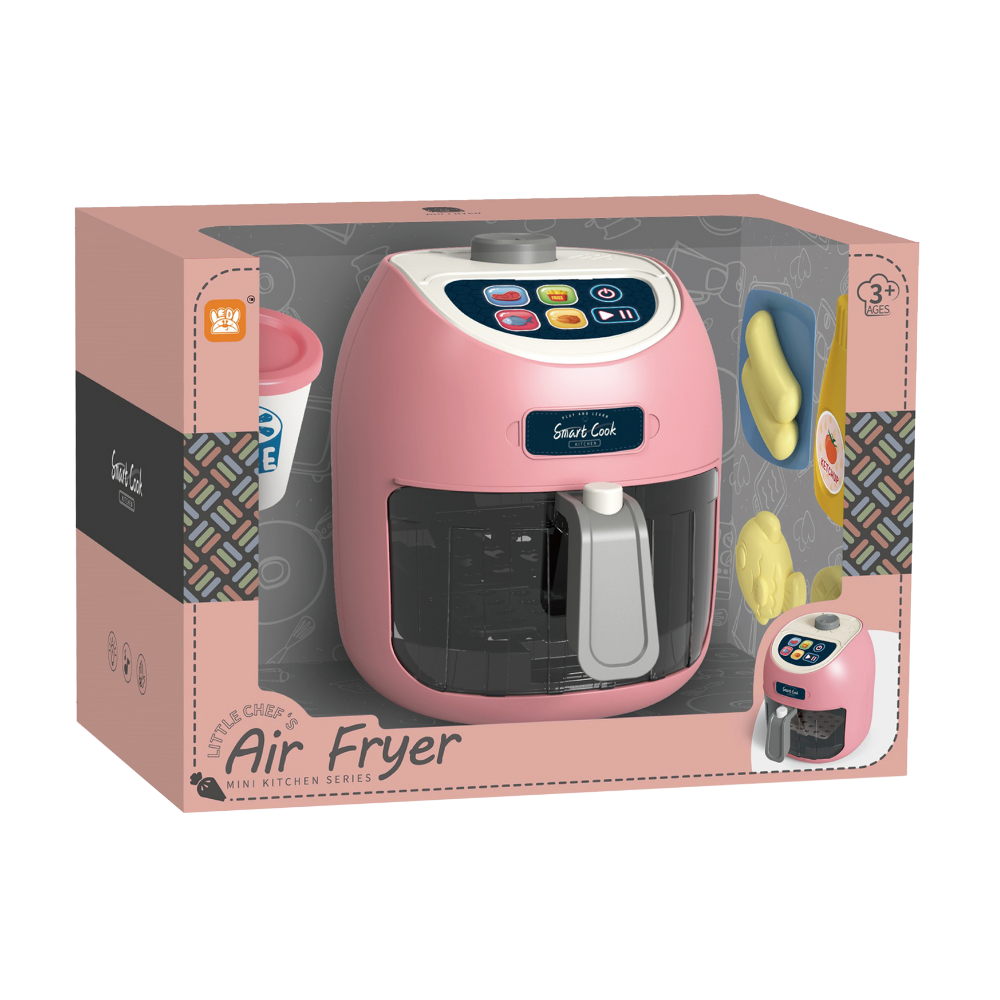 Air Fryer Set with Lights, Sounds & Colour Changing Food – Pretend Play