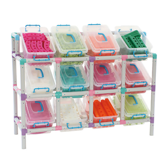 Tilt Storage 12 – Grey – Bin & Frame.