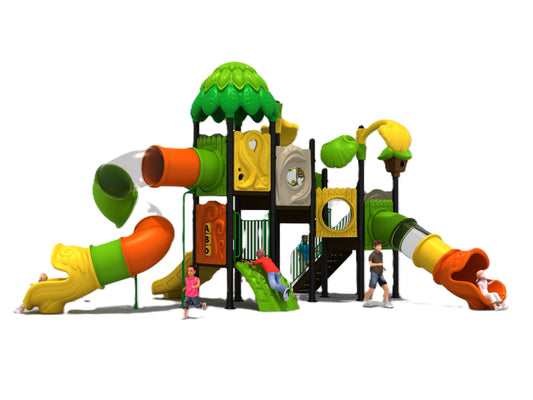 Tropical Jungle-Themed Jungle Gym.