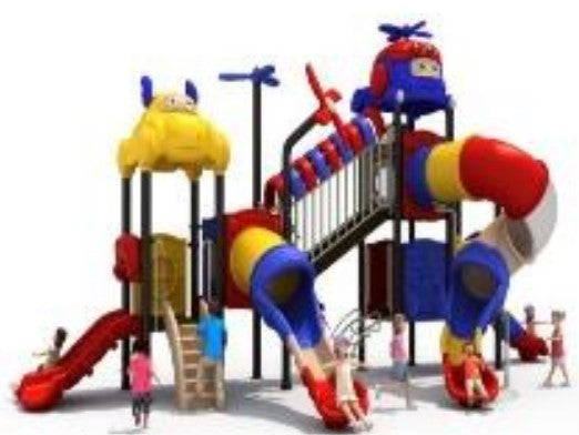 Helicopter Themed Gaint Jungle Gym.