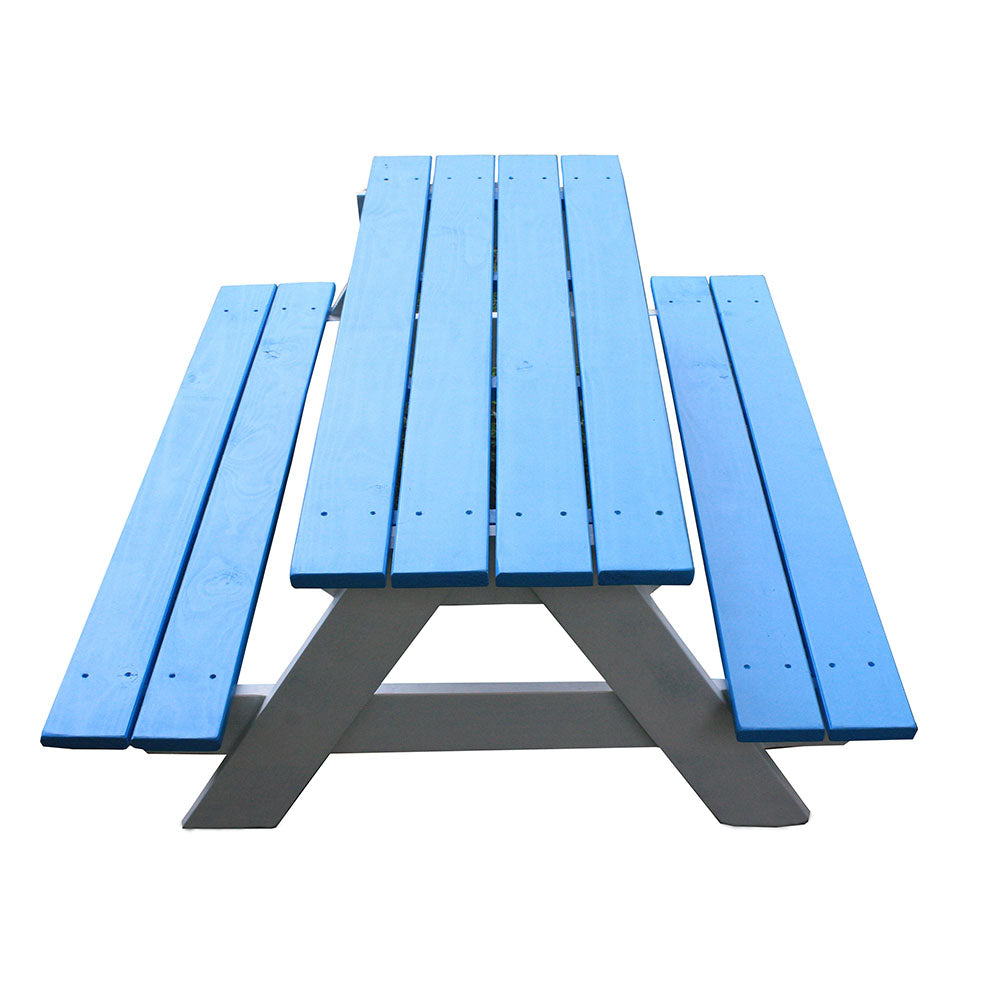 6 Seater Kiddie Picnic Table - natural.