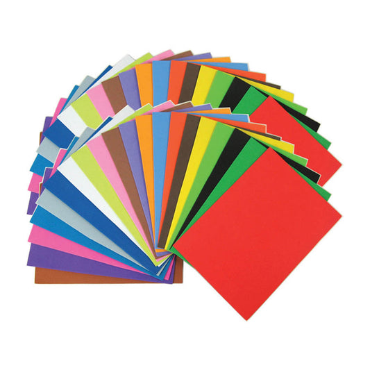 Multi-Coloured A5 Foam Sheets – 40 Pieces