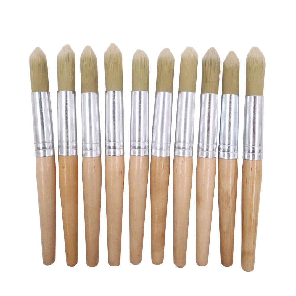 Stubby Paint Brushes 18cm – 10pcs