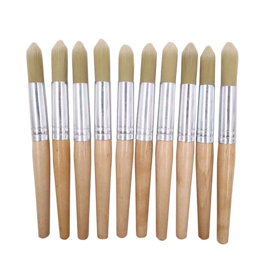 Stubby Paint Brushes 18cm – 10pcs