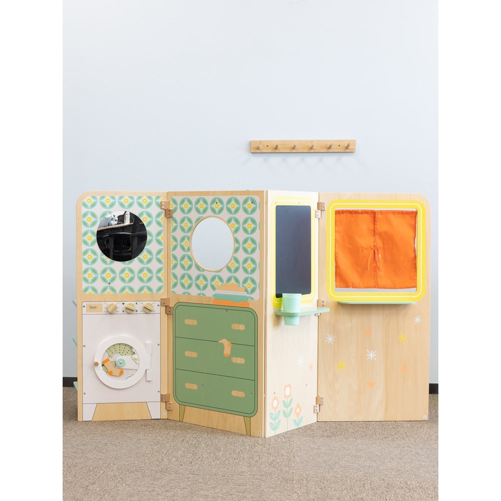 Classic World – Pretend & Play Foldable Play House w Chalkboard & Accessories