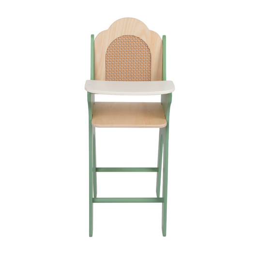 Vintage Wooden Doll High Chair