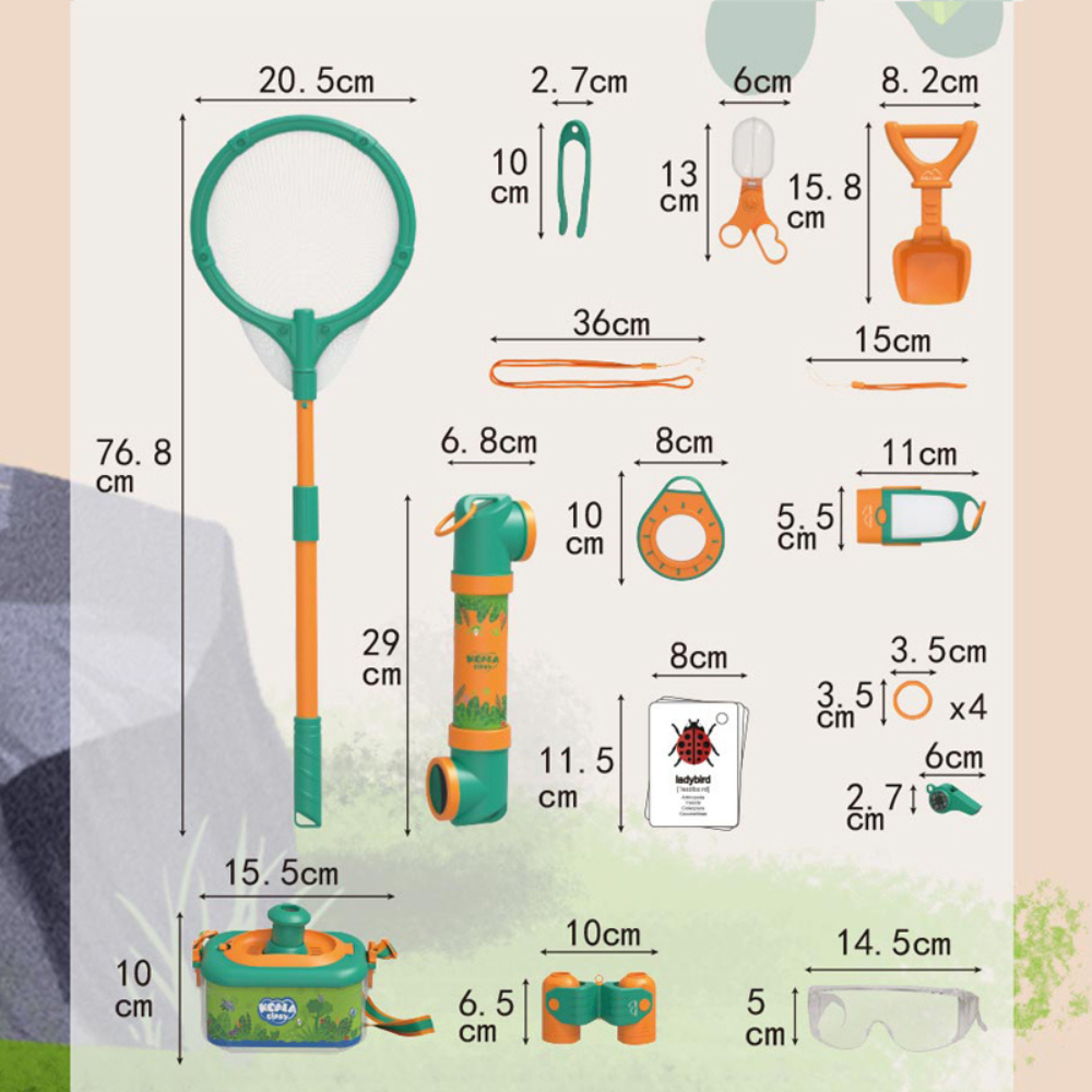 Cogo – Pretend Play Exploration Kit – 18 Pieces